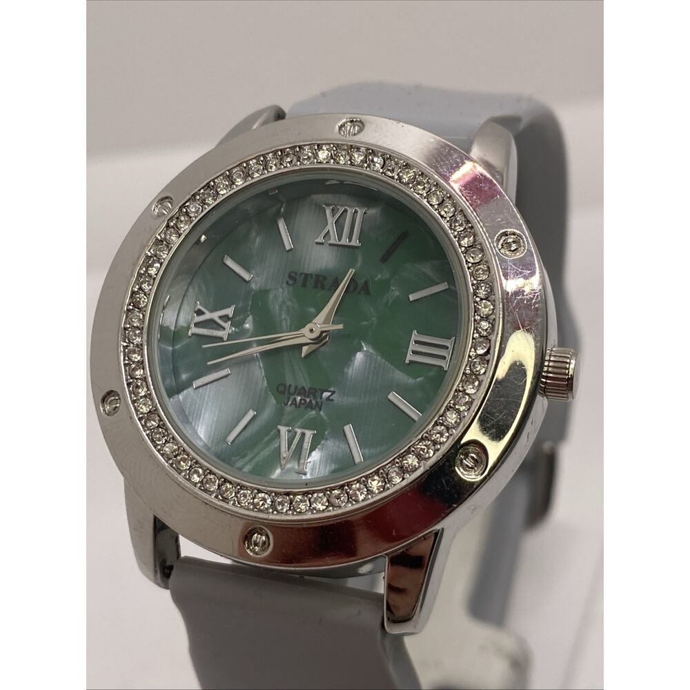 Strada Green Womens Watch Works New Battery